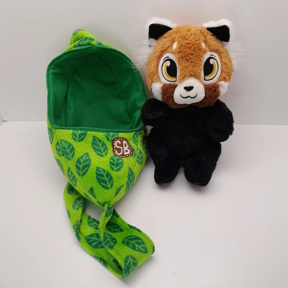 Fiesta Swaddle Babies Red Panda Plush 9.5
